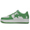Кроссовки женские A Bathing Ape Bape Sta Patent Green White