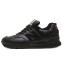 Кроссовки мужские New Balance 574 winter black leather