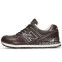 Кроссовки мужские New Balance 574 Brown White Leather