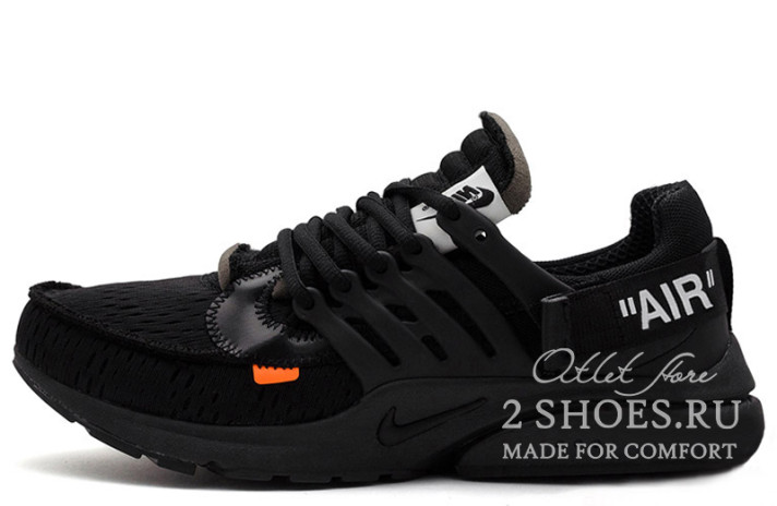 Кроссовки Nike Air Presto Off White Black AA3830-002 черные