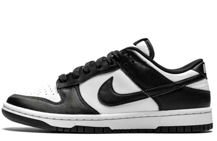 Кроссовки Nike Dunk SB Low Winter Panda Black White   белые, черные, кожаные