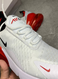 Кроссовки Nike Air Max 270 White Red живое фото 3