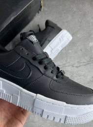 Кроссовки Nike Air Force 1 Pixel Black White живое фото 3